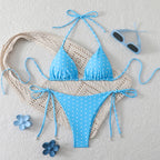Maillot de bain 2 pièces Pois Plume