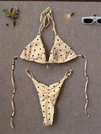 Maillot de bain 2 pièces Pois